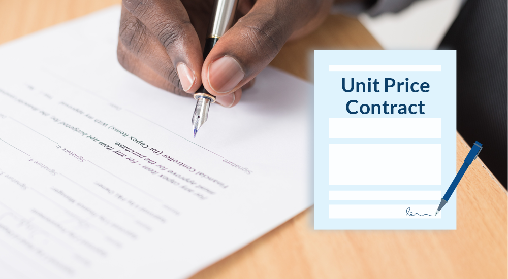 What Is A Unit Price Contract When Should It Be Used Construction 