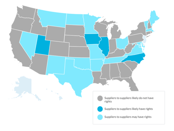 Do Material Suppliers to Suppliers Have Lien Rights?