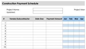 5 Steps to Make a Construction Schedule + Free Schedule Templates