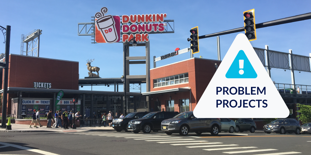 Dunkin' Donuts Park signs