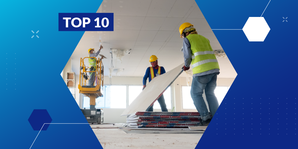 The 10 Biggest Wall And Ceiling Contractors In The U.S. In 2022.