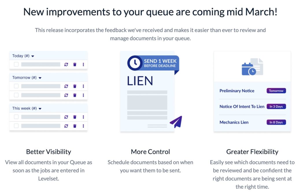 New improvements to your queue are coming mid March